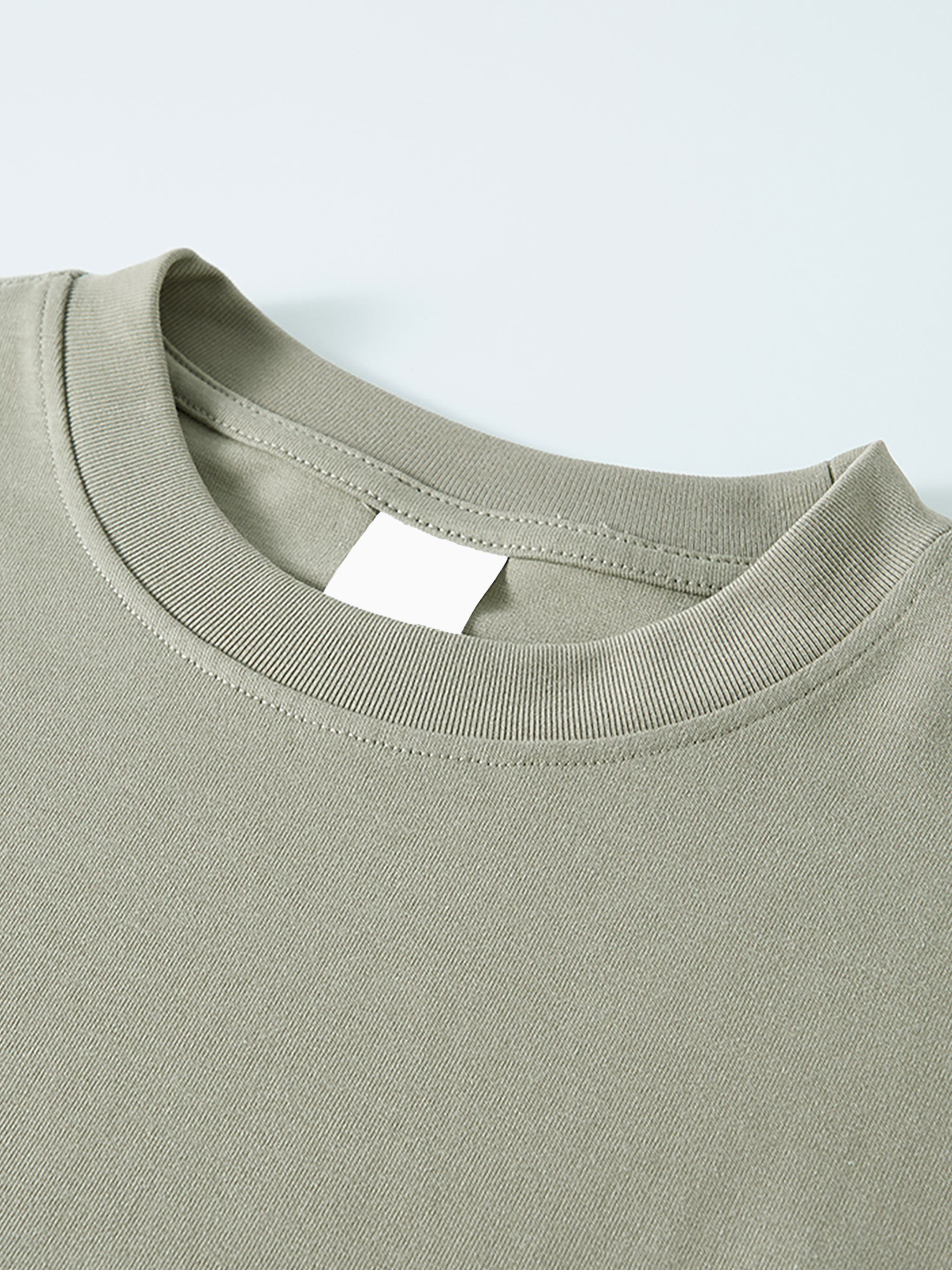 Streetwear 305g FOG 100% Cotton Long Sleeve Tee
